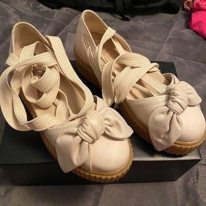 Fenty Puma bow creeper sandals